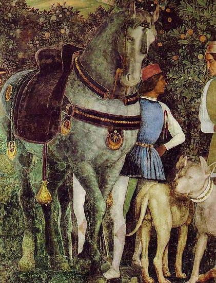 Andrea Mantegna Detail of the frescoes in the Camera degli Sposi in the Palazzo Ducale in Mantua Spain oil painting art